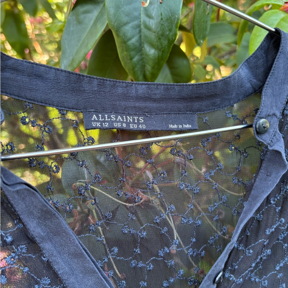 Allsaints silk dress - Picture 4 of 5